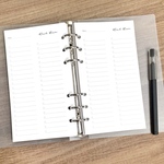 バイブルサイズ ウィッシュリスト wish list チェックリスト todo list バケットリスト bucket list システム手帳リフィル ルーズリーフ