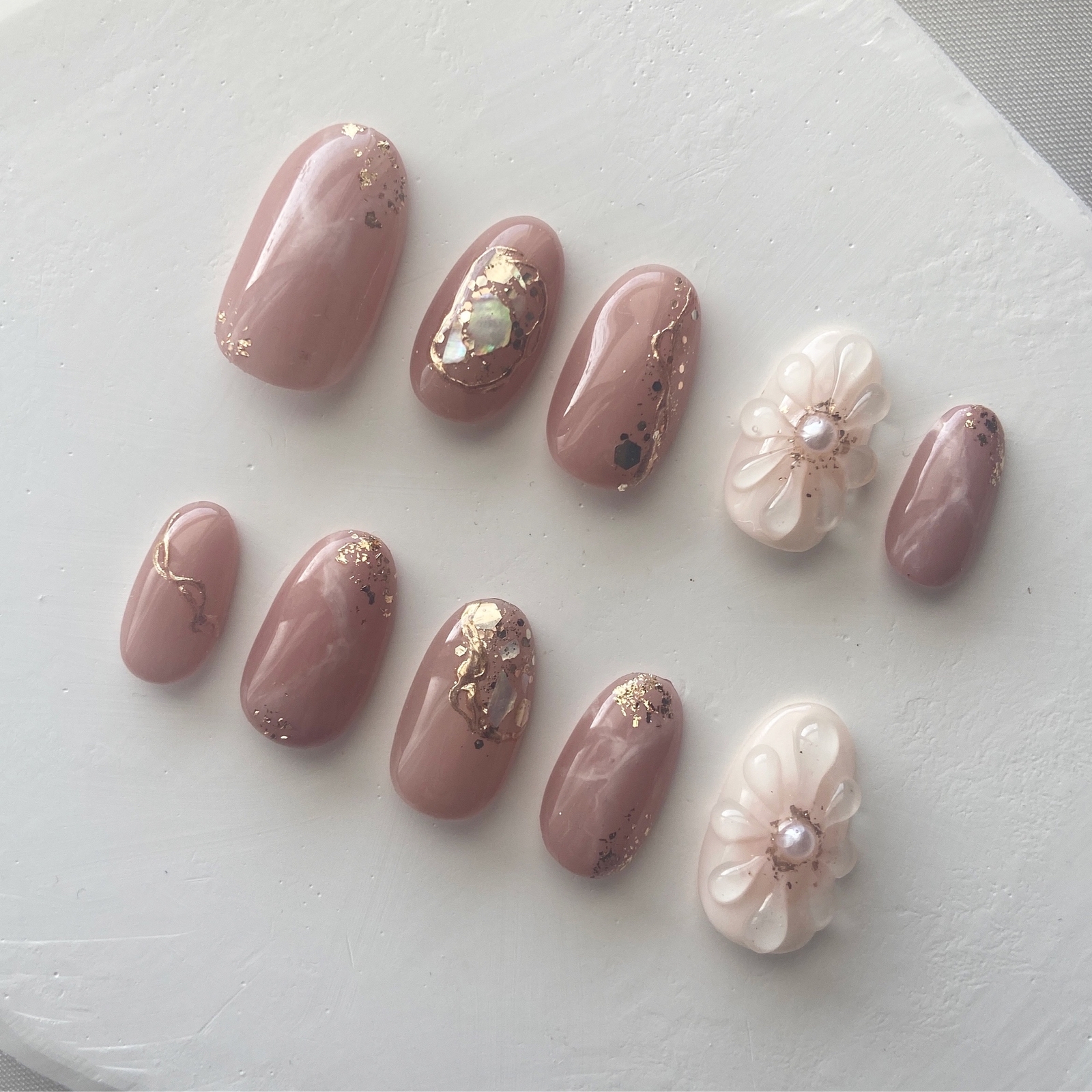 ぷっくりフラワー - ネイルチップの人気通販 | minne byGMOペパボ 国内