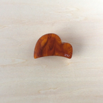 チビ ふたつおやま べっ甲 ヘアクリップ