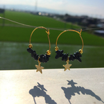 ブラックスターピアス