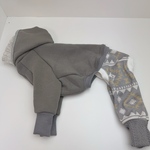 イタグレ服M オルテガ裏起毛 ロンパース 犬服