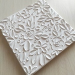 テクスチャーアート「FLOWER」No 11 原画　一点もの  3D 現代アート