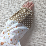 ☆綿100％ダブルガーゼ、綿生地腕抜き、アームカバー