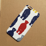 しろくまさんのこんにちは カラフル iPhoneケース