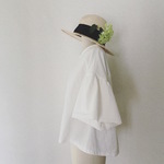 大人＊くったりハーフリネンのプルオーバー ＊オフ