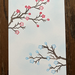 ひと枝の梅、紅梅白梅
