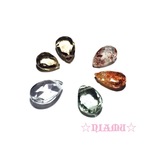 【お得セット】宝石質天然石MIX　6個入り　穴あり　ハンドメイド素材