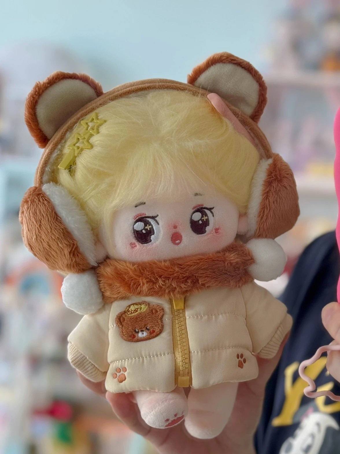 20cmぬいぐるみ用 着せ替え服 ぬい服 ダウンコート 4点セット 4色