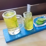 ミニチュア  ドールハウス  ドリンク  ジュース  ライムウォーター  カフェ 料理