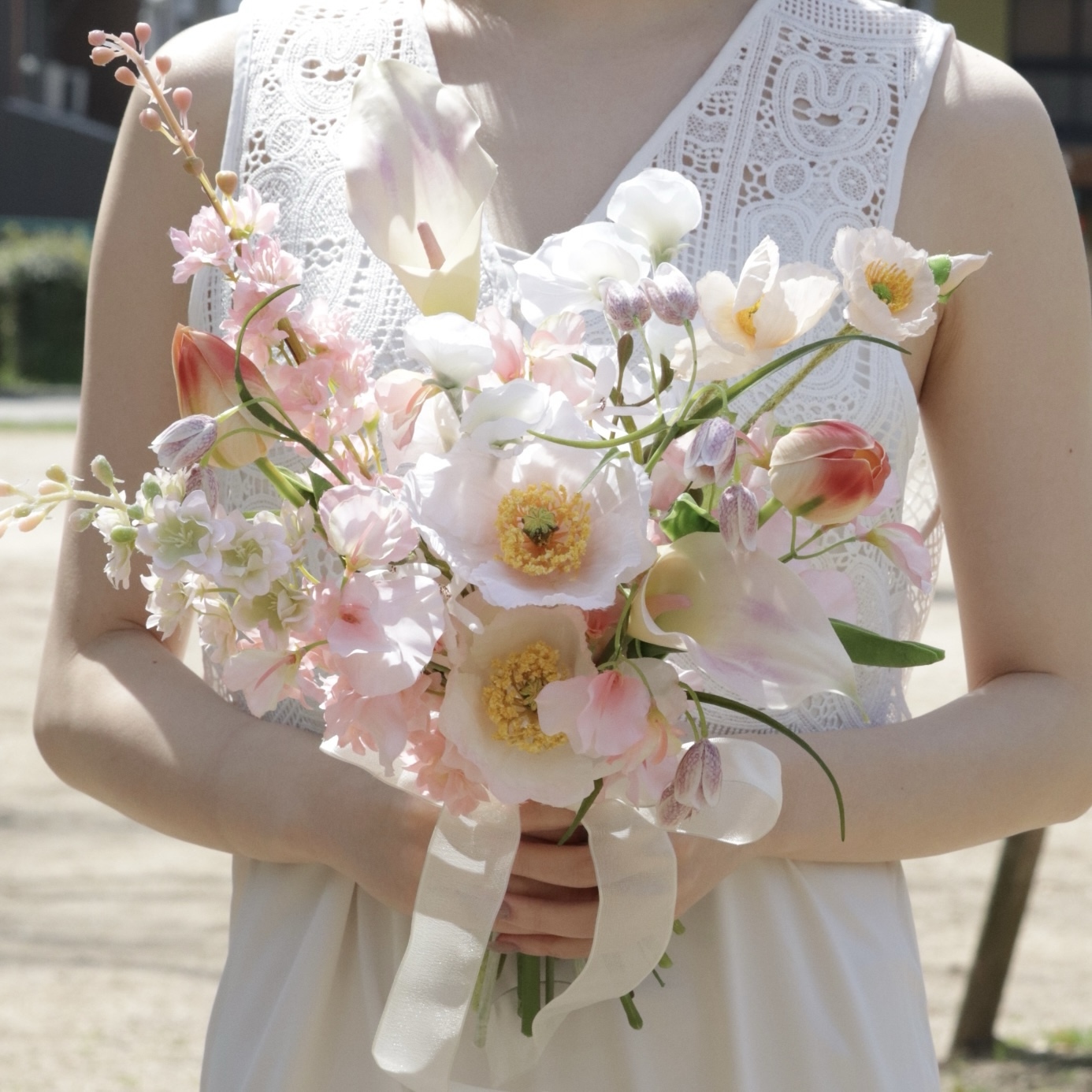 NO.WPG632ウェディングブーケぴょんぴょんブーケ造花ブライダルブーケ結婚式 2025年最新】ぴょんぴょんブーケの人気アイテム - メルカリ