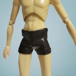 1/6ドール用レザー見えショートパンツ