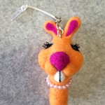 ウサギのストラップ