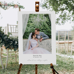 【前撮り/お好きなお写真で】結婚式 ウェディング ウェルカムボード カリグラフィー