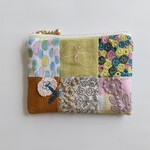 ミナペルホネン ハンドメイド パッチワーク ミニポーチ