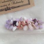 sale**petit bonbon スミレバレッタ　lavender×plum