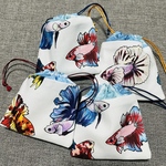 ベタ🐠のミニ巾着 Betta purse.