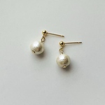 コットンパールのピアス/イヤリング