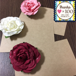 birthday card with  a rose