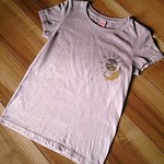 ベンガラ染めＴシャツ～太陽と月とお星様～