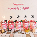 ☆☆今だけ送料無料☆☆新ラベルシール☆ストロベリーフェイクフラペチーノ フェイクスイーツ