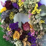 再販＊花屋さんが作った大っきなドライリースNo.浅間