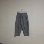 チャコールグレープロックドパンツ
