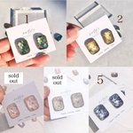 water color Oreシリーズ ダイヤカットスクエア◾︎ピアス＆イヤリング