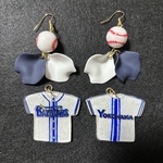 【mek429様専用】DeNAベイスターズ ピアス　プロ野球　野球　プロ野球応援　プロ野球アクセサリー　野球ピアス　野球アクセサリー