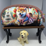 ファンタジーな柴犬のメガネ👓ポーチ　10