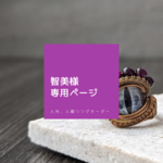 智美様専用ページ