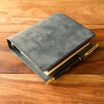  【H様オーダー品】　Micro5 システム手帳 Black【Square】