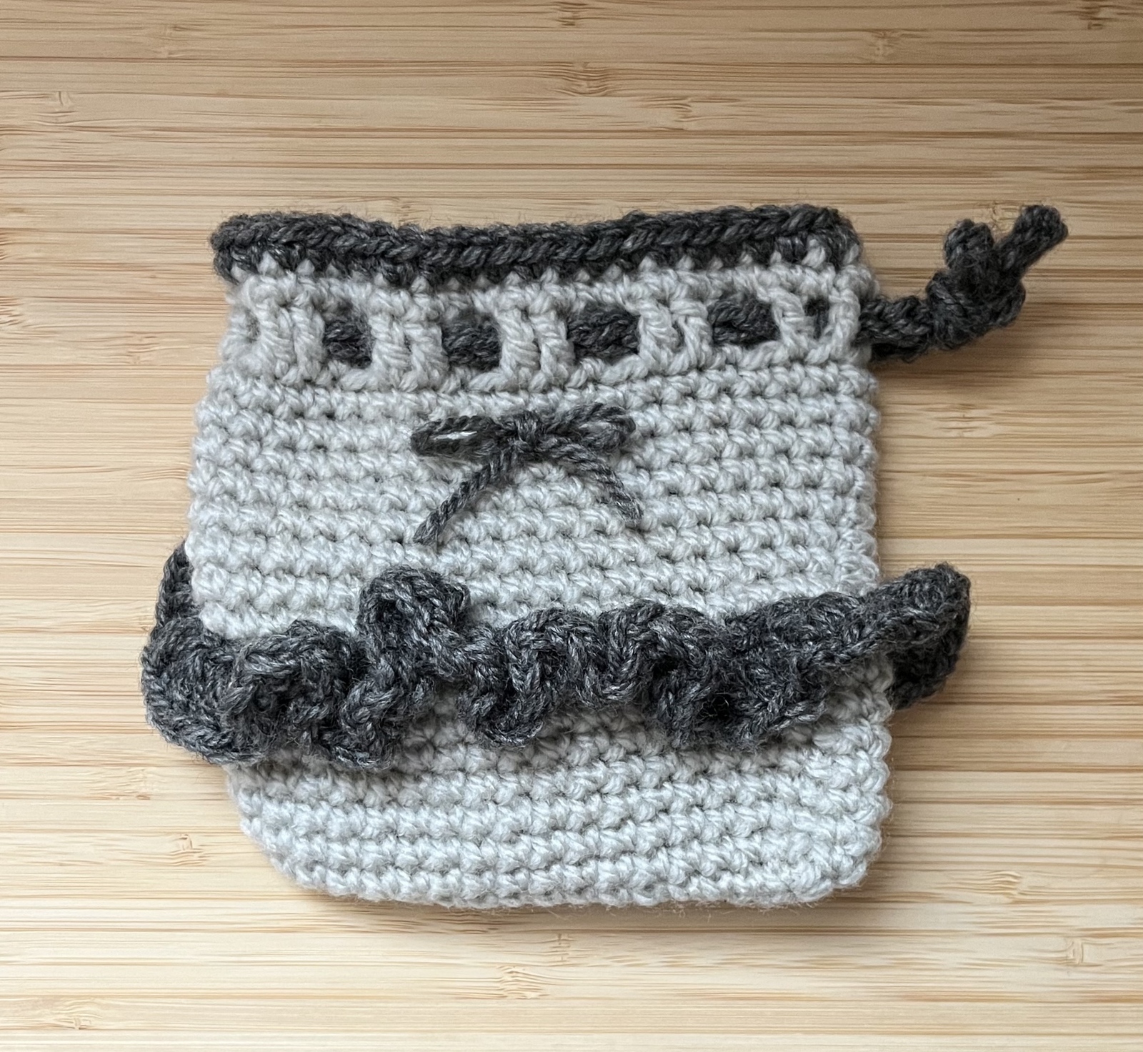 ナミネ様 リクエスト パネルポーチ フリル巾着 ナミネ様 リクエスト