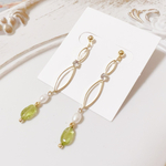 ペリドットピアス♡