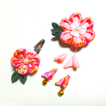 【値下】大きめピンク柄お花セット