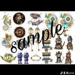 JUNAxNaChi 初コラボ商品　スチパン素材シート
