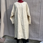 着物リメイク　紬のチュニックワンピース