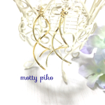 ＊simple  spiral＊ノンホールピアス