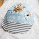 ♬set♬刺繍入りスタイ＆ハンカチ