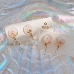 フェアリーガーデン紫陽花【チタンポストピアス】