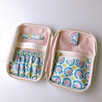 アクセサリーポーチ【サークルフラワーピンク】