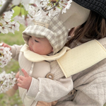 sucking pad / Pastel eyelet : lemon   抱っこ紐よだれカバー