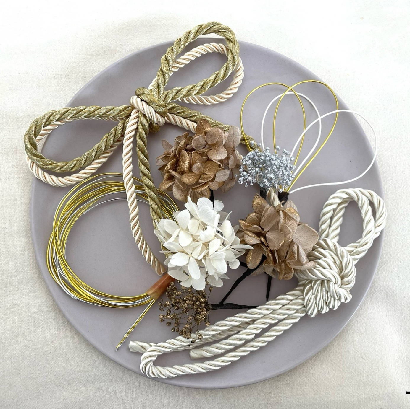 成人式 卒業式 髪飾り 紐アレンジ 組紐 037 - GALLERY | minne byGMO