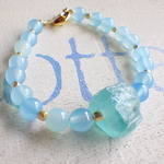 ☆再販☆　Roman Glass Ocean Bracelet