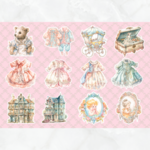 ♡10枚　ロココなコラージュシート1♡
