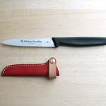 【新作】なみじゅう用ペティナイフカバー ２WAY キッチンパラダイス　栃木レザー【選べる革とステッチ】【名入れ無料】