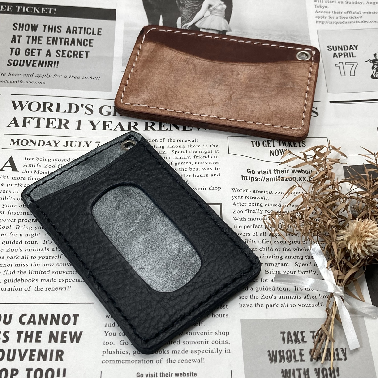 受注生産】本革 トラッカーウォレット アラスカ アラスカレザー