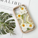 レモンiFace風押し花スマホケース、iPhoneのみ対応、手帳型、iPhone15、iPhone15Pro、iPhone15plus、iPhone14、iPhone13、iPhone14Pro