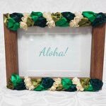 Ti Leaf Photo Frame 【ティーリーフ フォトフレーム】 ハワイアンリボンレイ