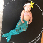 人魚姫のニットセットアップ