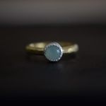 amulet ring (クリソプレーズ)